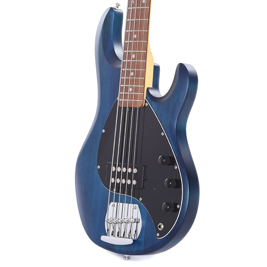 Amazon | Sterling By Musicman SUB STINGRAY RAY5 TRANS BLUE